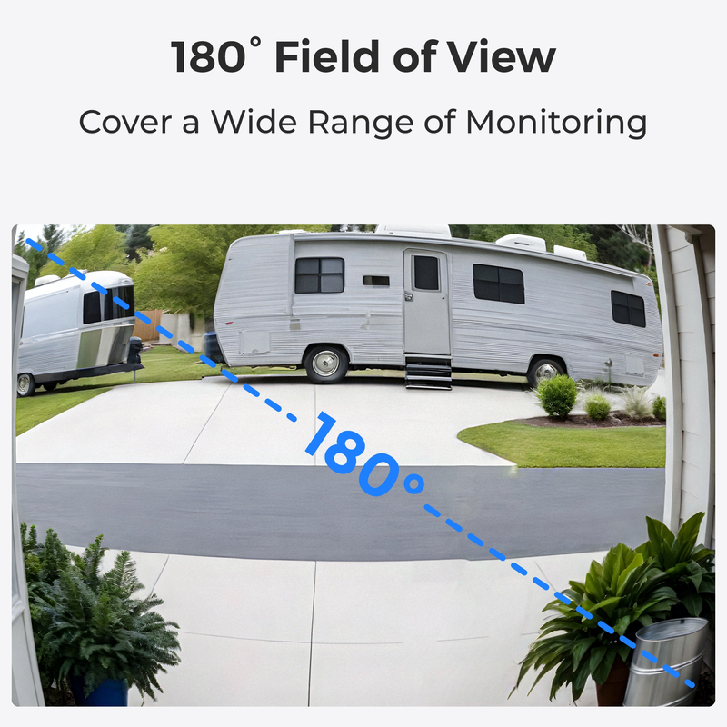 Reolink (D340W) Video-ovikello WiFi Smart 2K+ Musta - 5398412