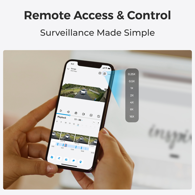 Reolink Duo 3 PoE ulkokamera Super HD valkoinen - 5398428