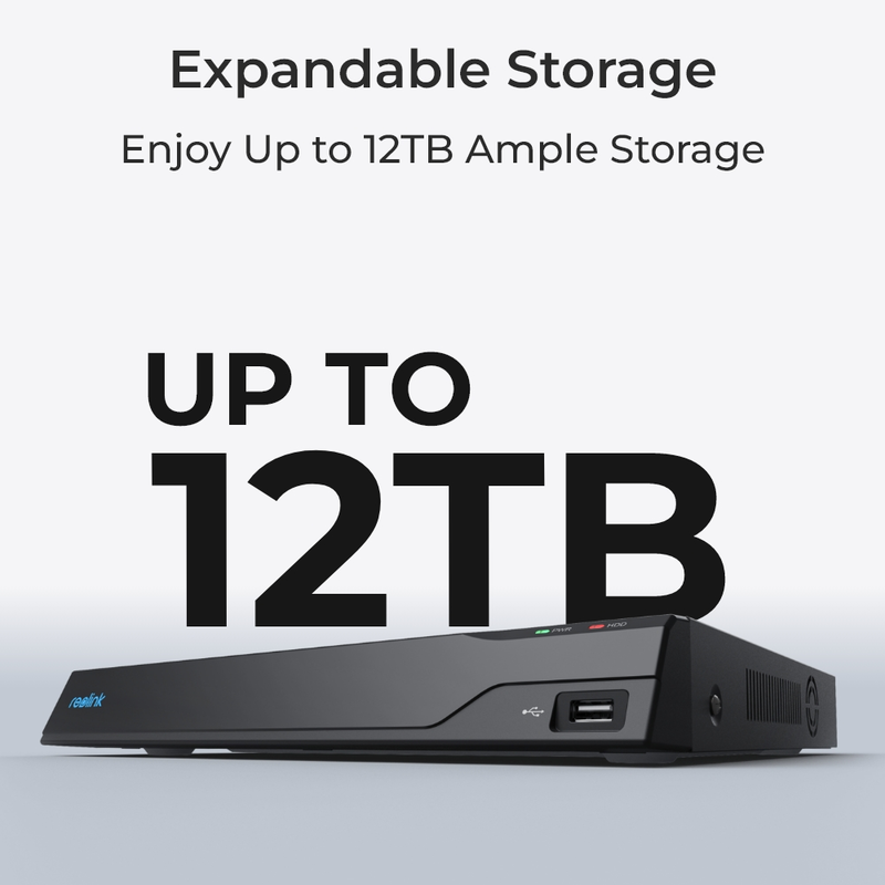 Reolink NVS16 (RLN16-410) 16-kanavainen PoE NVR musta - 5398655