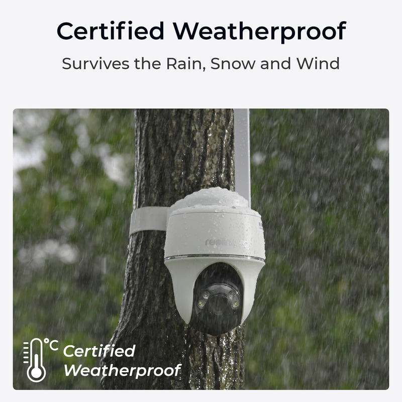 Reolink Go PT Ultra (G440) 4K Outdoor Battery Cam 4G LTE PT Valkoinen - 5398776