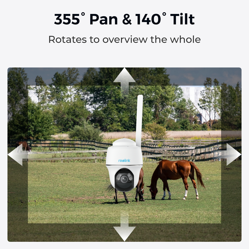 Reolink (G430) Go PT Plus ulkokamera 4G LTE valkoinen - 5398909