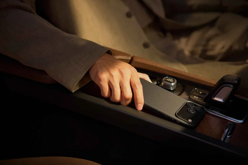 Pitaka Summa MagSafe Kotelo Apple iPhone 17 Pro Max Musta/Harmaa - 5436752