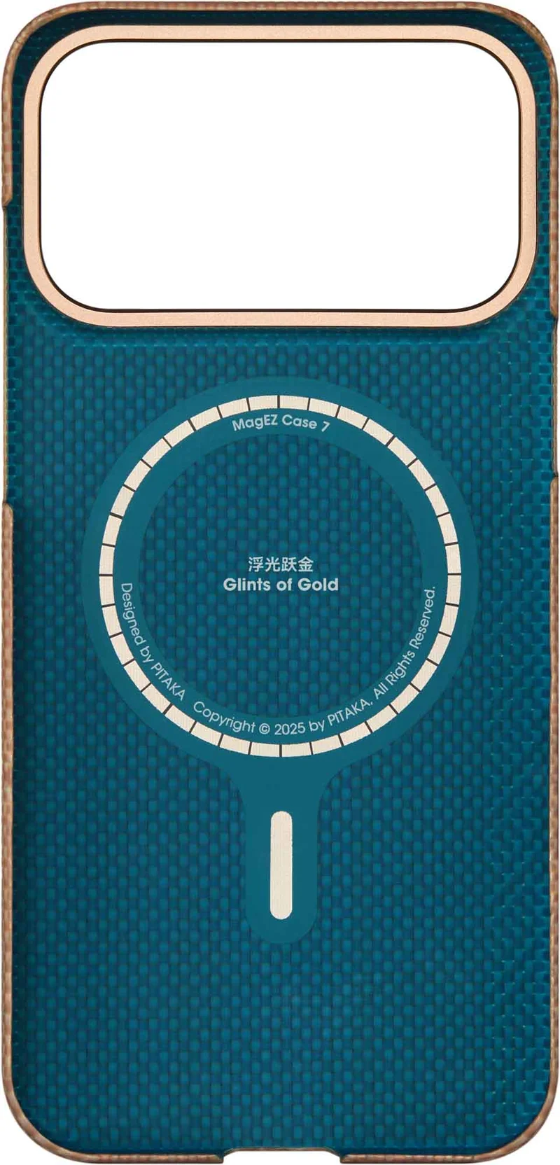 Pitaka Edge MagSafe Kotelo iPhone 17 Pro Golden Glint - 5436805