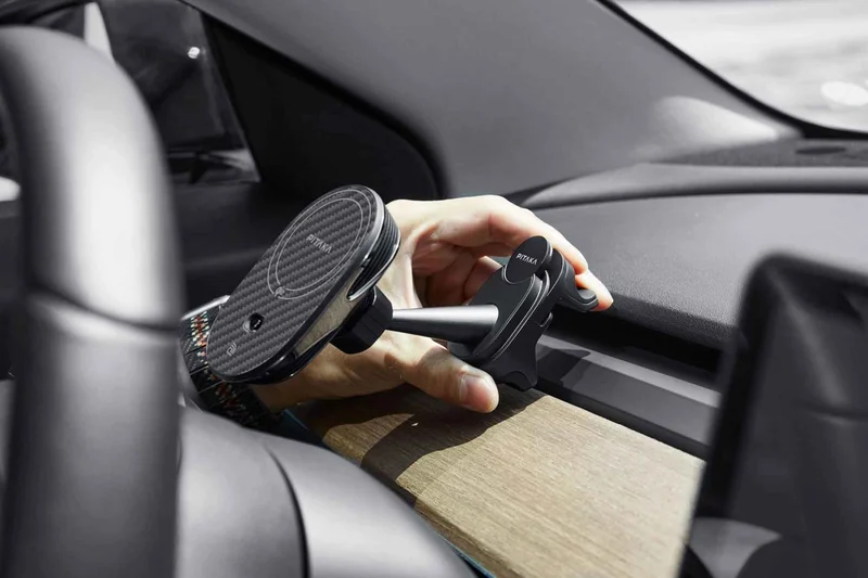 Pitaka MagEZ Pro 2 Tesla Autoteline MagSafe Qi2 Musta/Harmaa - 5541559