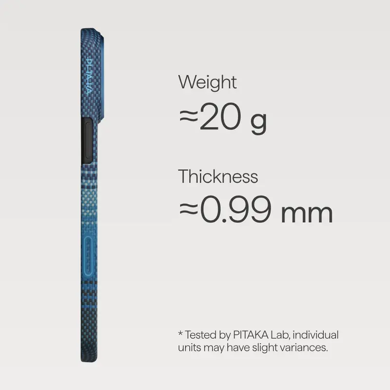 Pitaka Edge MagSafe Kotelo iPhone 17 Moonrise - 5541819