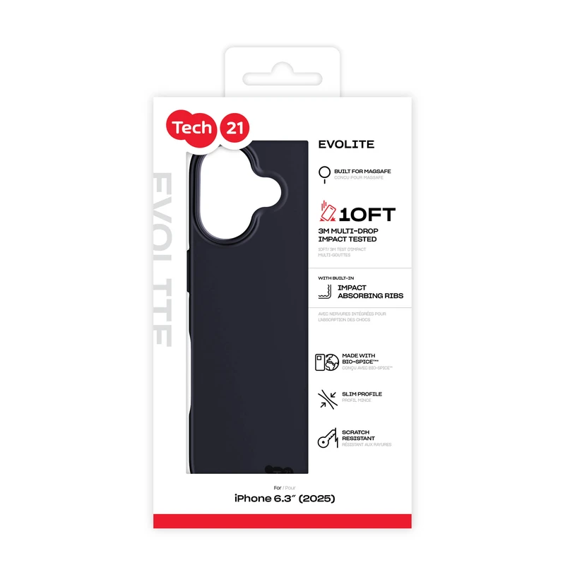 Tech21 Evo Lite MagSafe Apple iPhone 17 Musta - 5960708