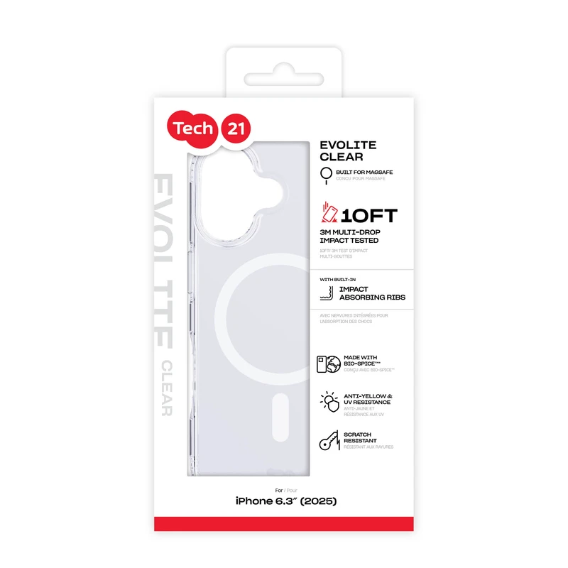 Tech21 Evo Lite MagSafe Apple iPhone 17 Kirkas - 5960709