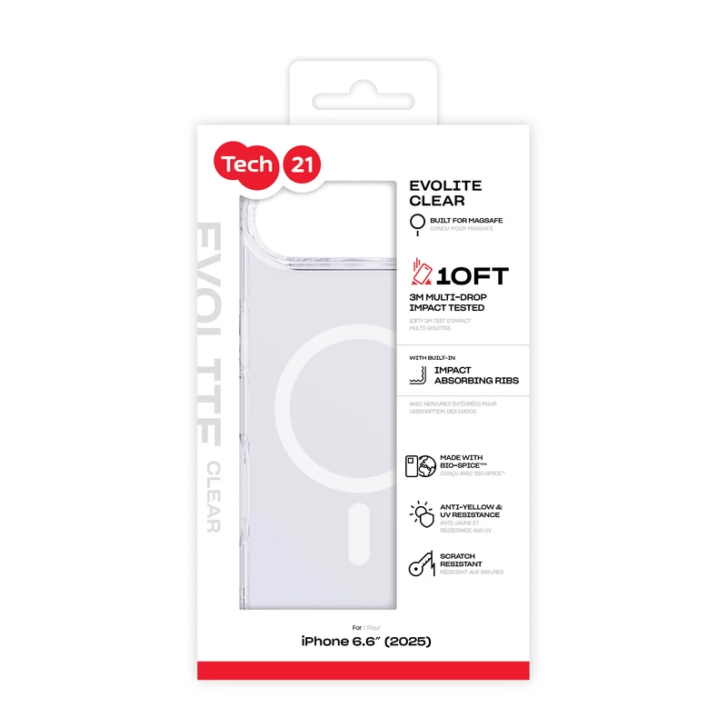 Tech21 Evo Lite MagSafe Apple iPhone Air Kirkas - 5960719