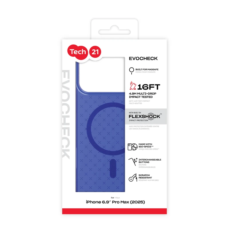 Tech21 Evo Check MagSafe Apple iPhone 17 Pro Max Sähköinen sininen - 5960760