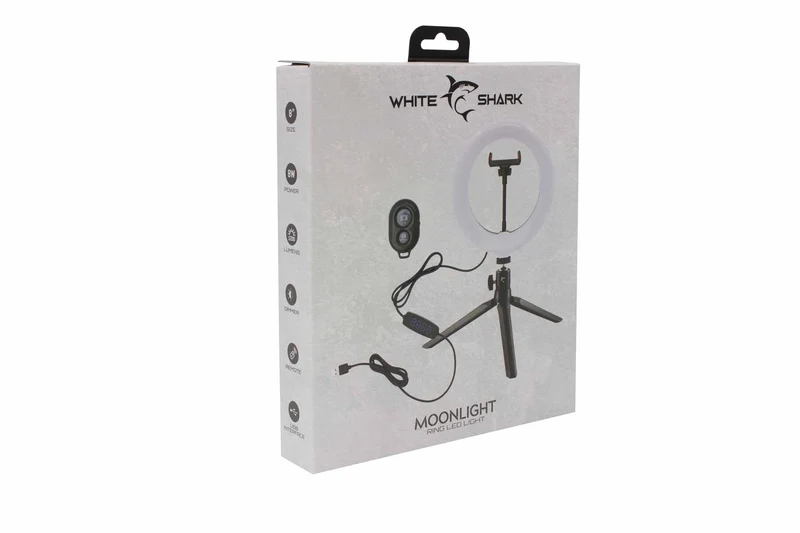 White Shark MOONLIGHT USB LED Rengasteline 20cm - 7326938