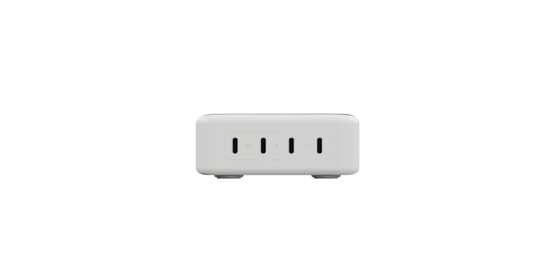 Linq 240W GaN2 Ultra Pöytälaturi 4x140W USB-C Valkoinen/Hopea - 7462275
