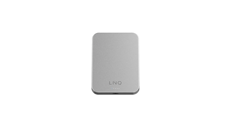 Linq Magneettinen Langaton Varavirtalähde 15W/5.000mAh Hopea - 7462276