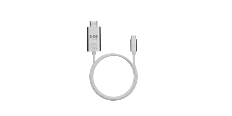 Linq USB-C / HDMI 8K/60Hz -sovitinkaapeli 2m Musta - 7462280