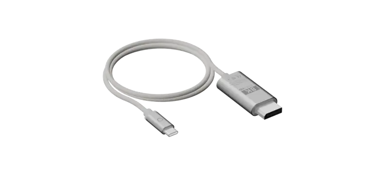 Linq USB-C/Displayport 8K/60Hz kaapeli 2m Musta - 7462281
