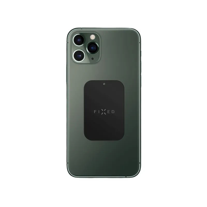 FIXED Icon Metal puhelimen kiinnityslevyt 3M SET Musta - 8010815