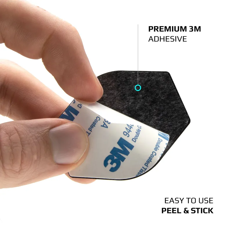 FIXED Icon Metal puhelimen kiinnityslevyt 3M SET Musta - 8010815