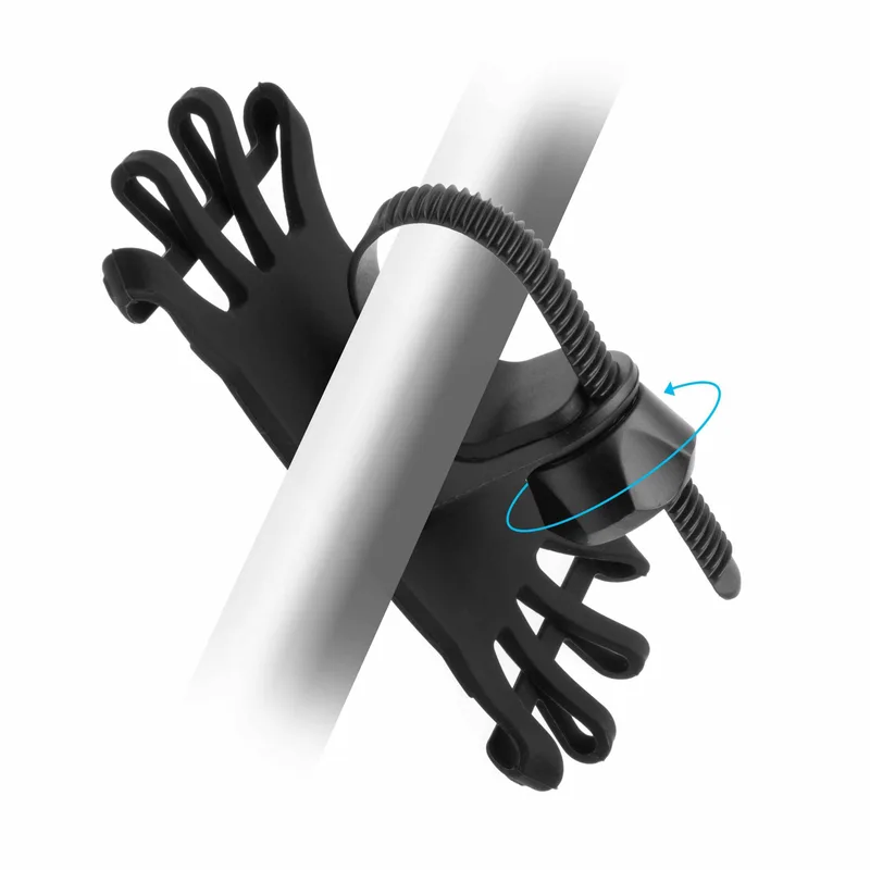 FIXED Bikee Silikoninen älypuhelimen pyöräteline Musta - 8011203