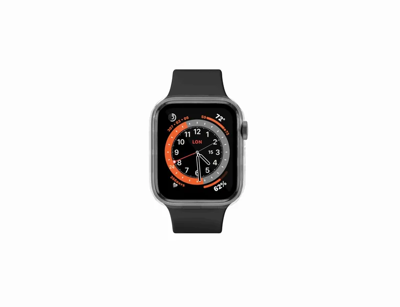 FIXED PURE Suojakotelo suojalasilla Apple Watch 44 mm - 8012261
