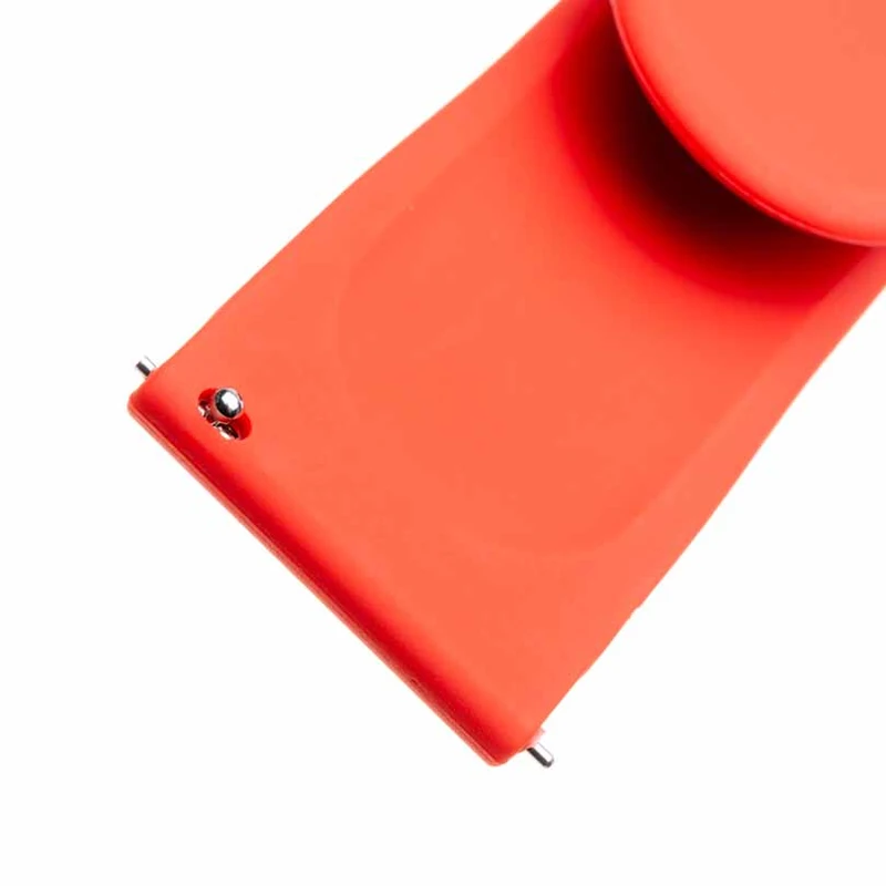 FIXED Silikoniranneke Älykellolle Univ. 22 mm Punainen - 8012692