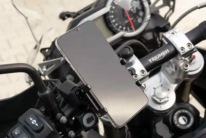 FIXED Bikee ALU Alumiininen puhelimen pyöräteline Musta - 8012891