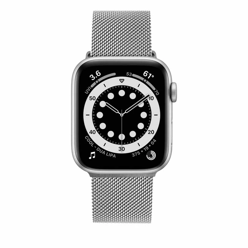FIXED Mesh metalliranneke Apple Watch 38/40/41mm Hopea - 8013344