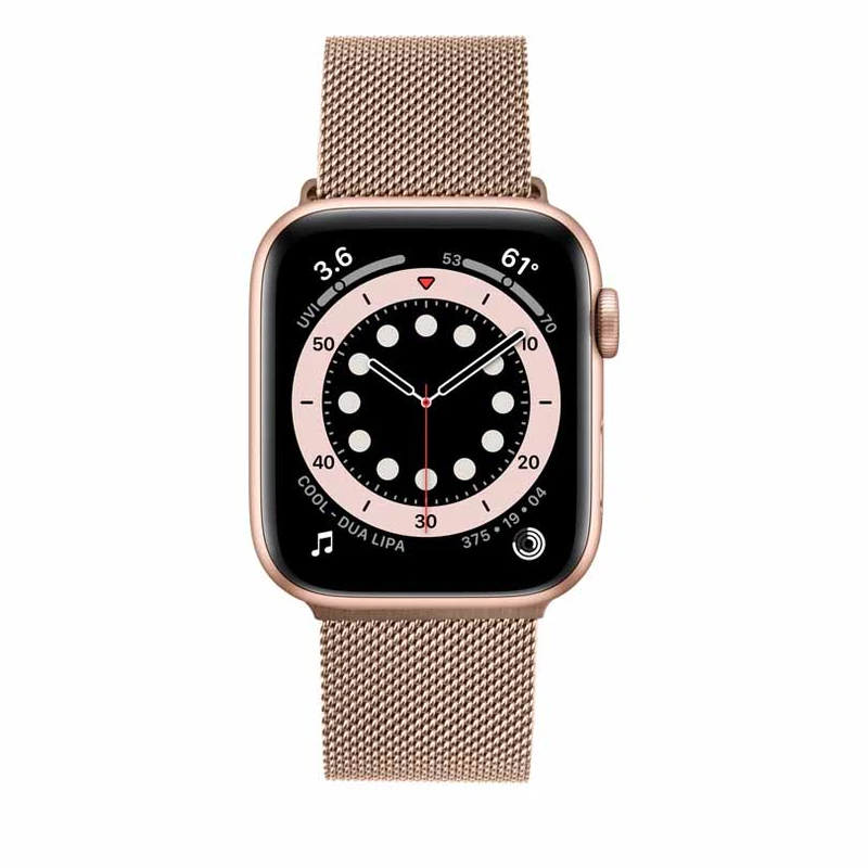 FIXED Mesh metalliranneke Apple Watch 38/40/41mm Ruusuk. - 8013347