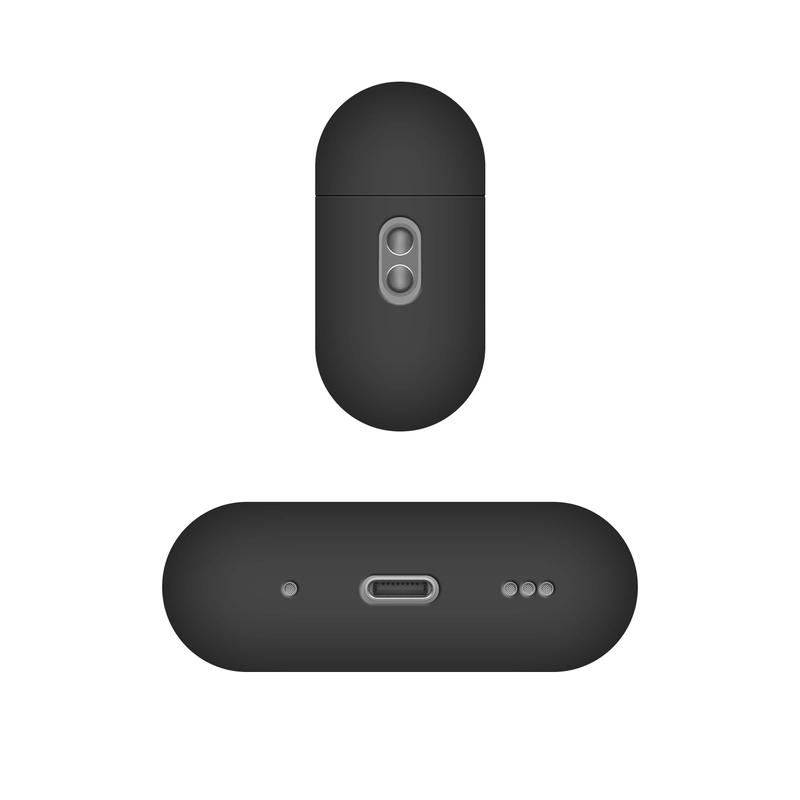 FIXED Silky Silikonikotelo Apple AirPods Pro 2 Musta - 8014666