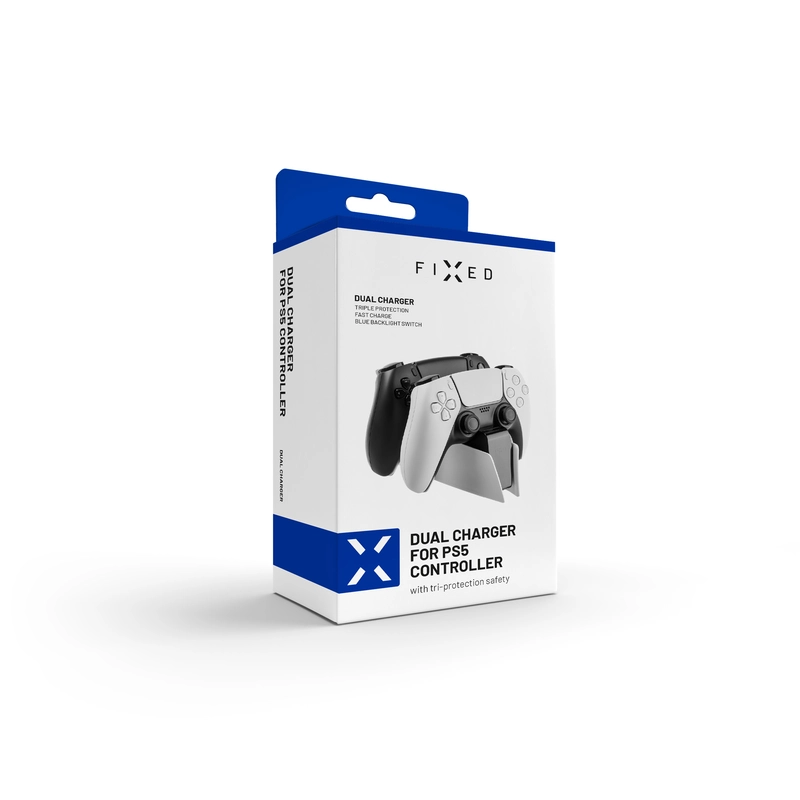 FIXED Latausasema 2x PS5 DualSense-ohjaimelle - 8014714