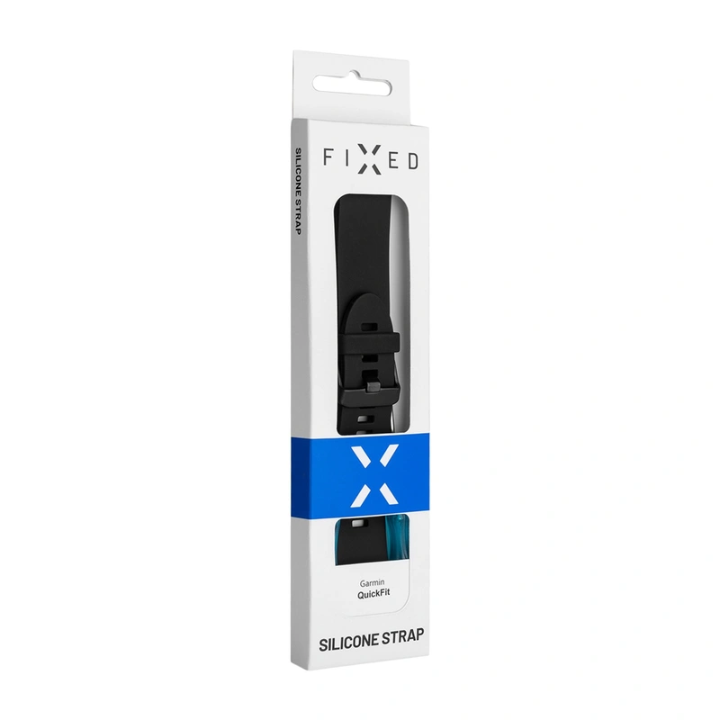 FIXED Silikoniranneke Garmin QuickFit 20 mm Sininen - 8014966