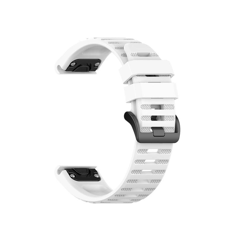 FIXED Silikoniranneke Garmin QuickFit 22 mm Valkoinen - 8014970