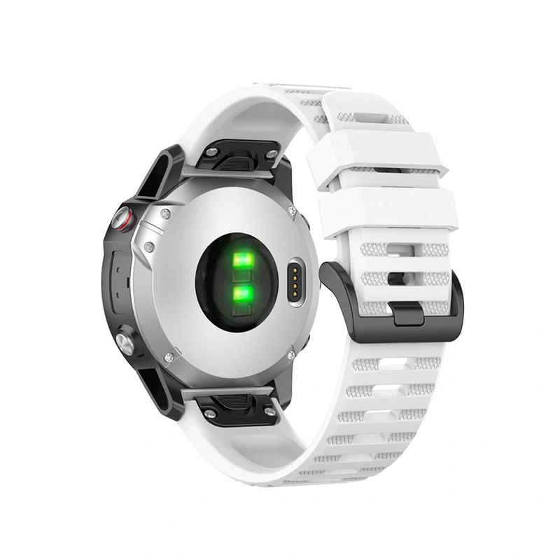 FIXED Silikoniranneke Garmin QuickFit 22 mm Valkoinen - 8014970