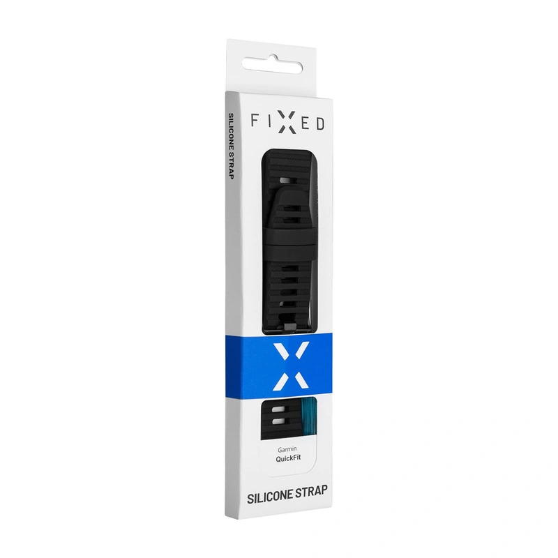 FIXED Silikoniranneke Garmin QuickFit 22 mm Valkoinen - 8014970