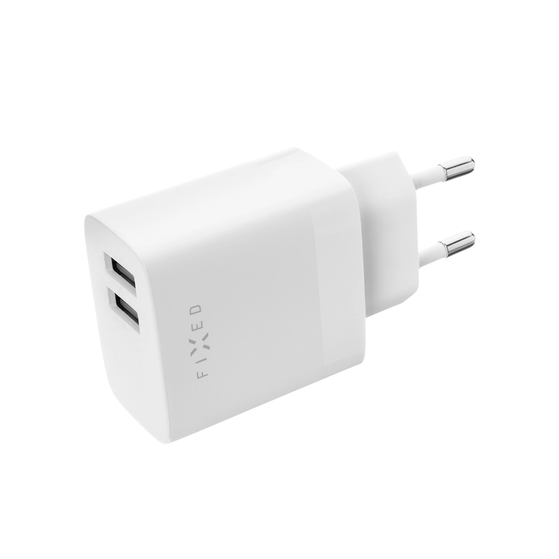 FIXED Kotilaturi 2xUSB-A 17W Valkoinen - 8014994