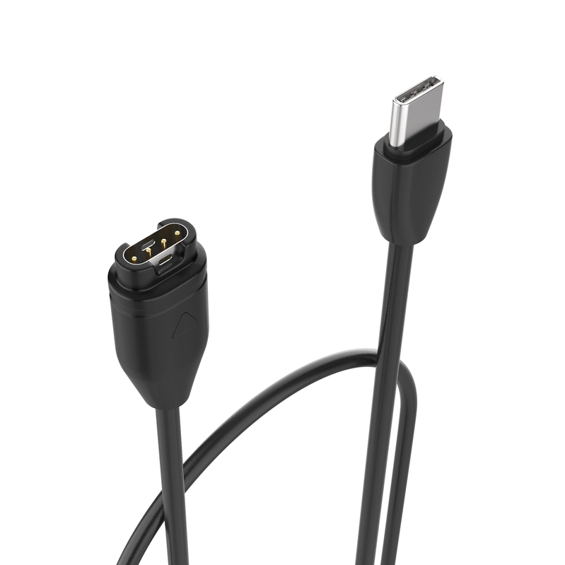 FIXED USB-C-latauskaapeli Garmin älykellolle 1m Musta - 8016121