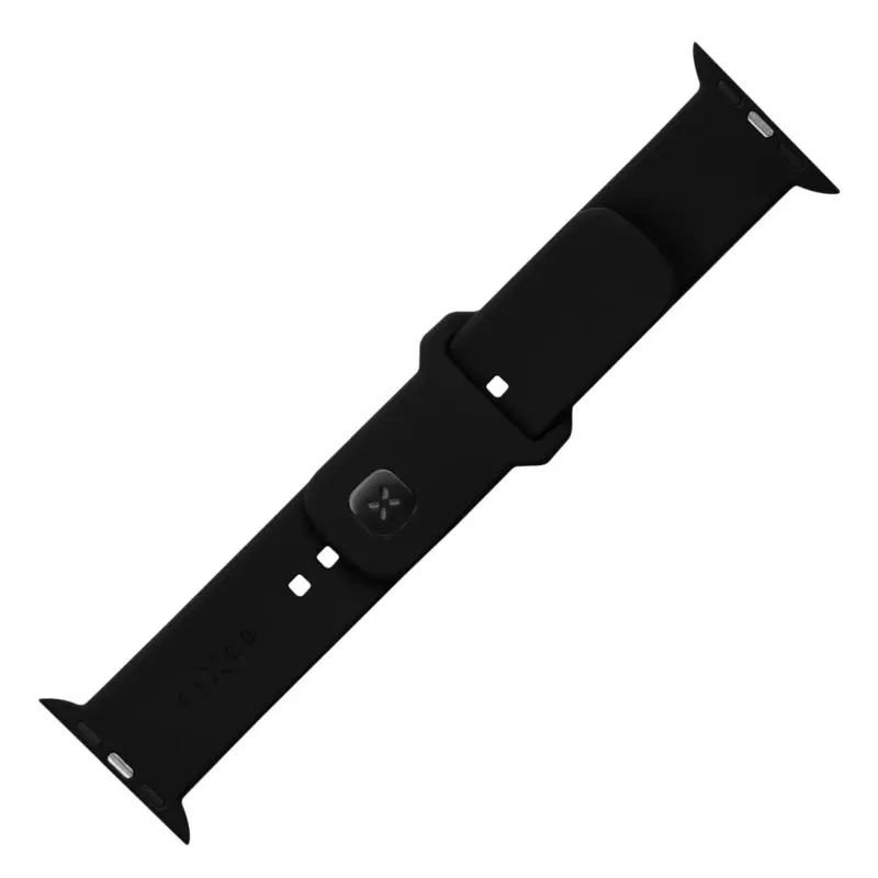 FIXED Silikoniranneke Apple Watch 42/44/45mm Musta - 8016132