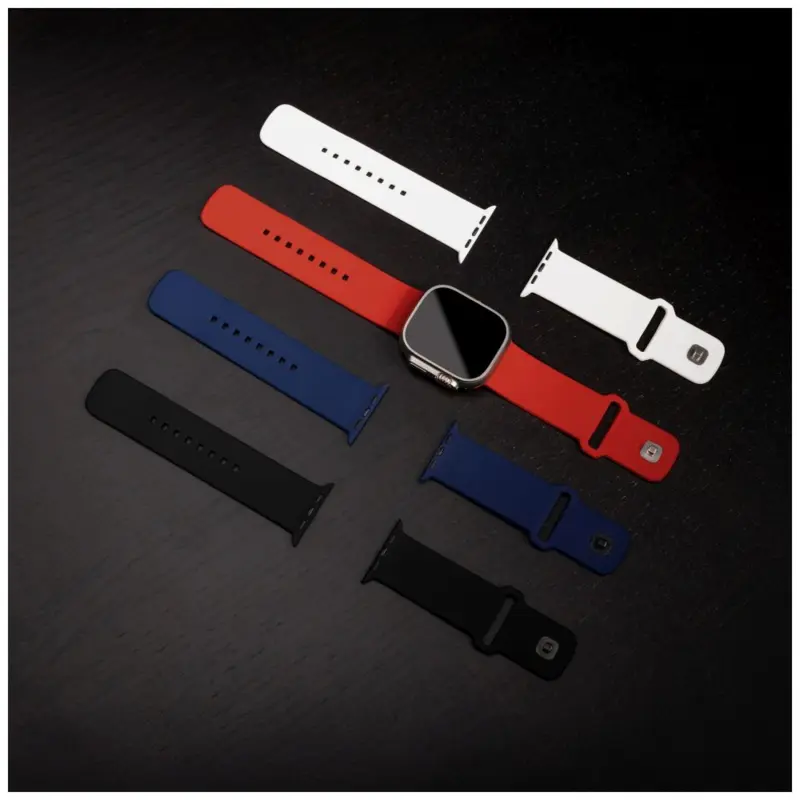 FIXED Silikoniranneke Apple Watch Ultra-2/49mm Punainen - 8016144