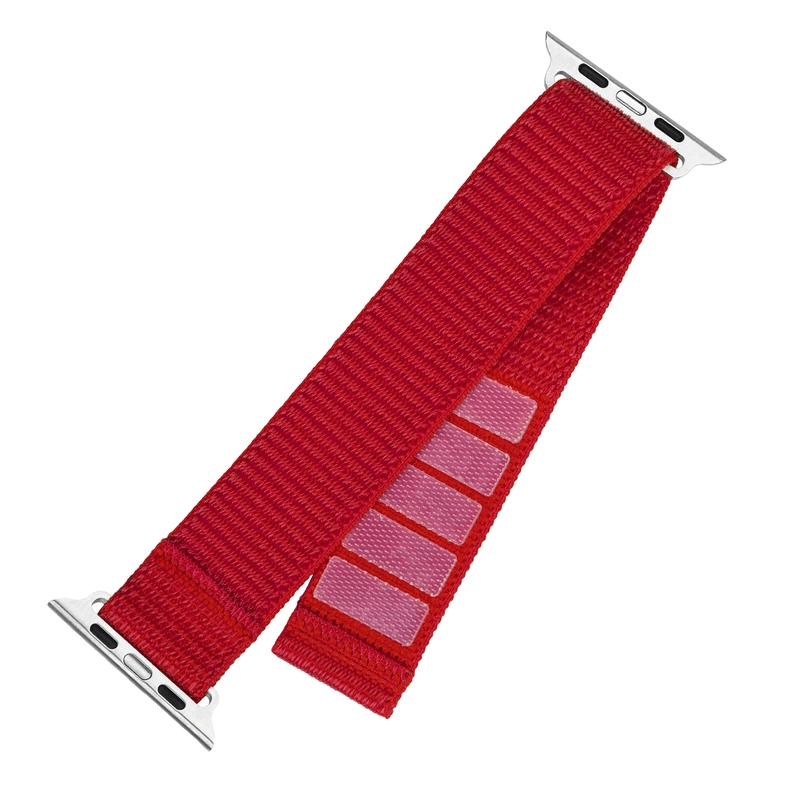 FIXED Nylonranneke Apple Watch 42/44/45mm Punainen - 8016158