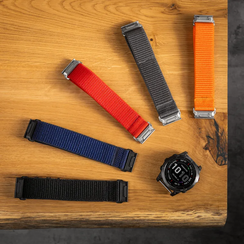 FIXED Nylonranneke Garmin QuickFit 26 mm Punainen - 8016173