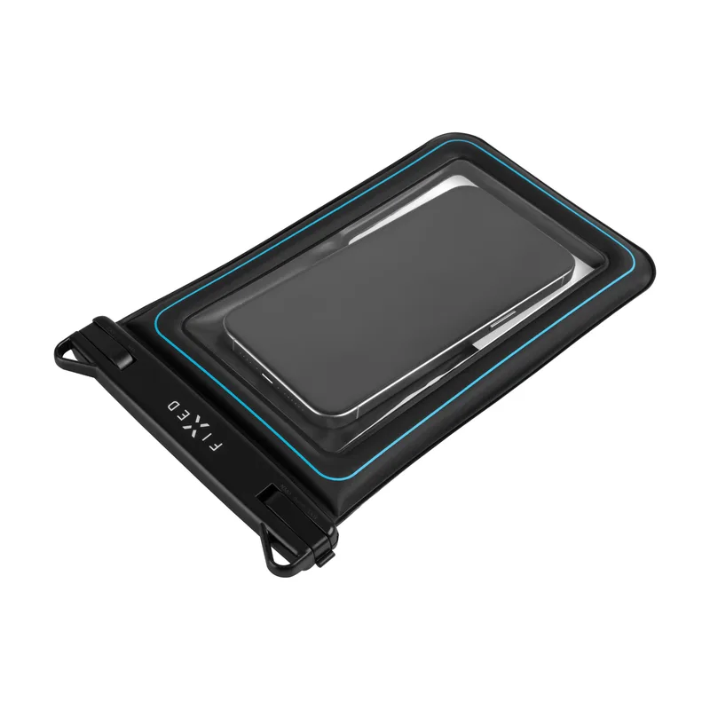 FIXED Vedenpitävä älypuhelimen kelluntatasku Max Musta - 8016316