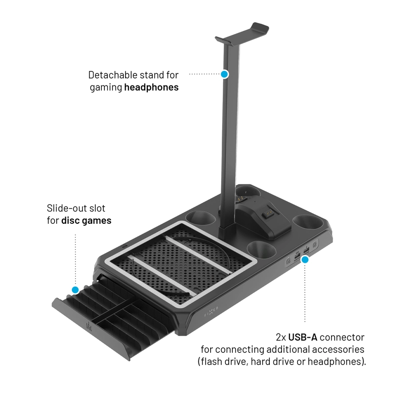 Fixed Telakointiasema Xbox Series S/X Musta - 8016549