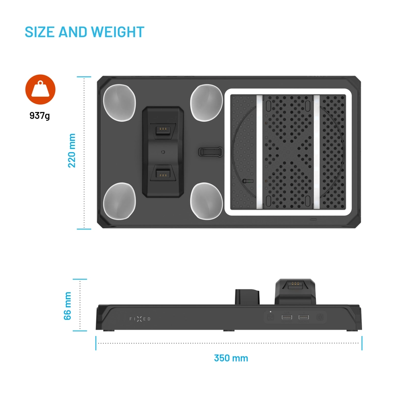 Fixed Telakointiasema Xbox Series S/X Musta - 8016549