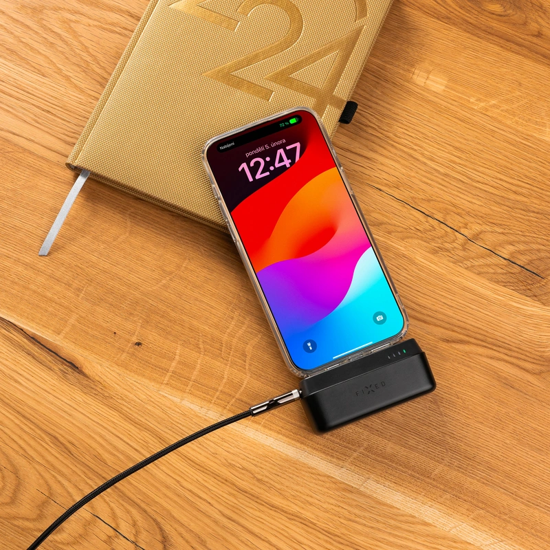 FIXED Zen 5 USB-C PD 20W Varavirtalähde 5.000 mAh Musta - 8016579