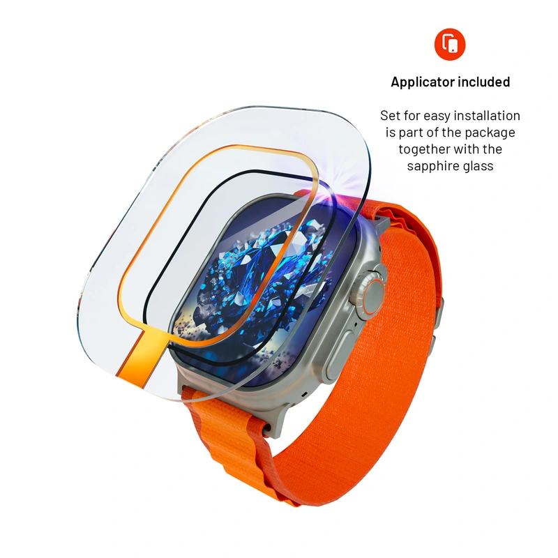 FIXED Metallirunko/Safiirilasi Apple Watch Ultra 49mm - 8016730