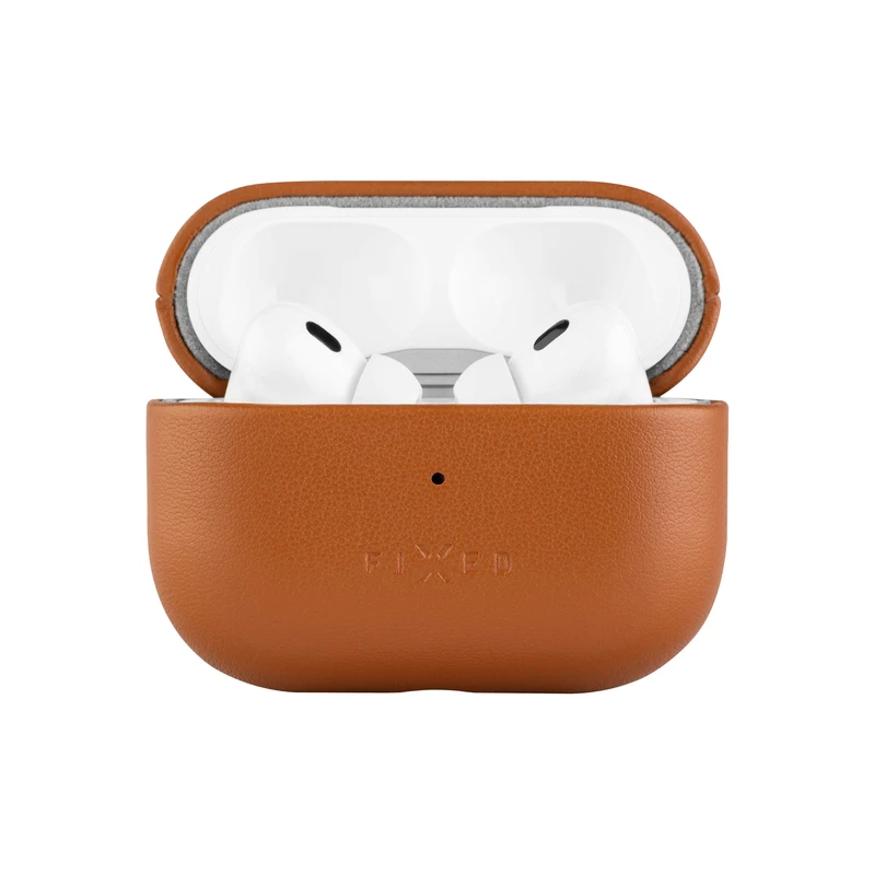 FIXED Aitoa nahkaa oleva Airpods 3 kotelo Ruskea - 8016732