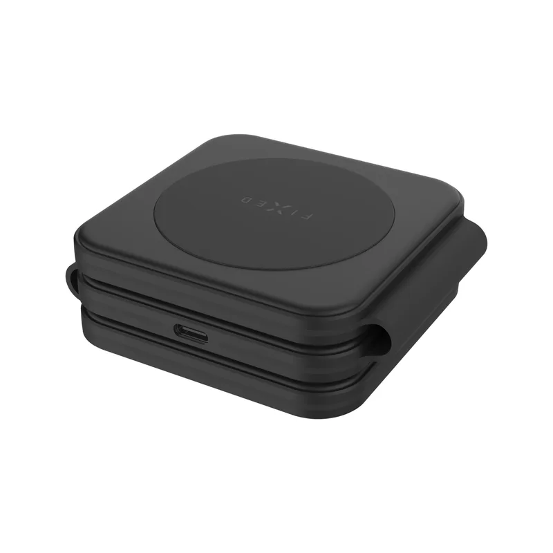 FIXED Flex Samsung 3in1 taitettava langaton laturi Musta - 8016793