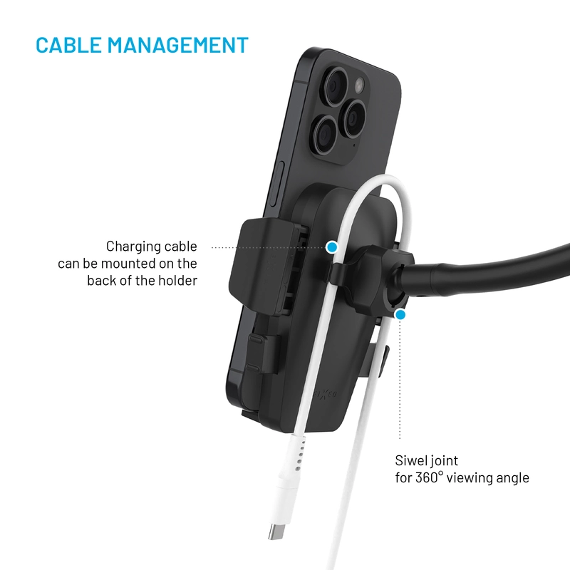 FIXED Iconiq Flex XL Puhelinteline Tuulilasi/Kojelauta - 8017367