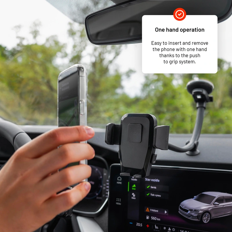 FIXED Iconiq Flex XL Puhelinteline Tuulilasi/Kojelauta - 8017367