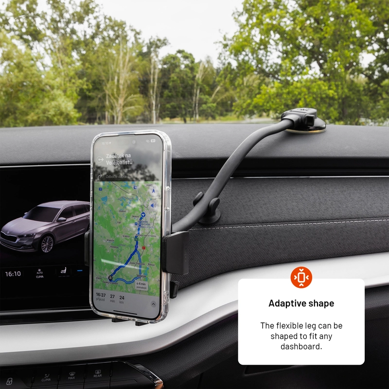 FIXED Iconiq Flex XL Puhelinteline Tuulilasi/Kojelauta - 8017367