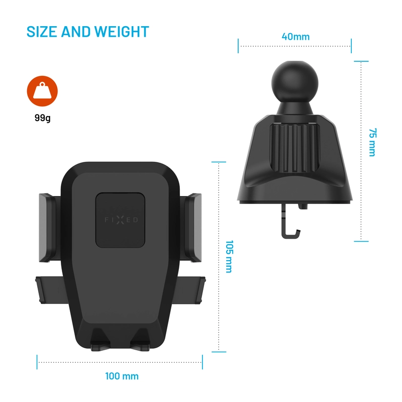 FIXED Iconiq Lock Puhelinteline ilmanvaihtoritilään - 8017368