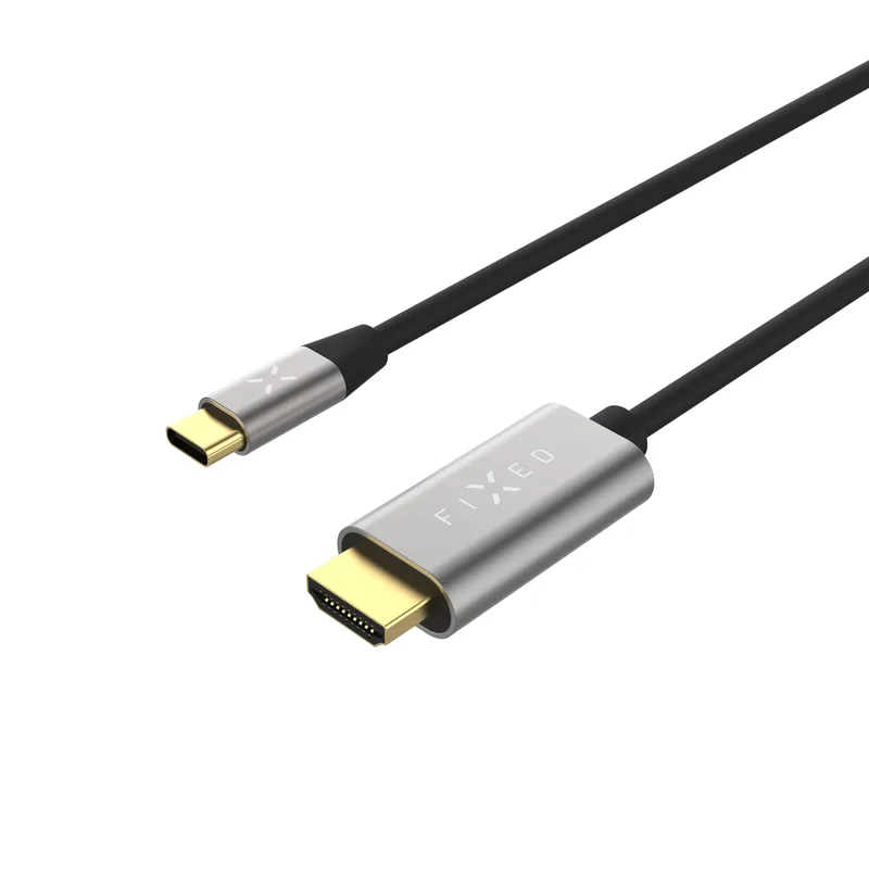 FIXED USB-C / HDMI 4K/60Hz USB 3.1 Gen2 kaapeli 2m Musta - 8017462